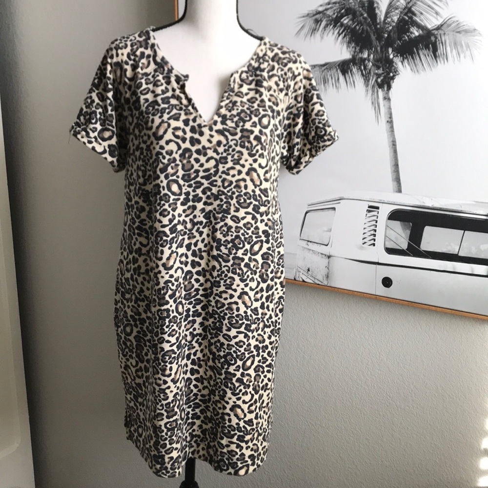 Leopard cheetah large dress
